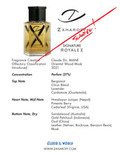 Load image into Gallery viewer, Zaharoff Signature Royale X Parfum Extrait Sample