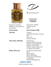 Load image into Gallery viewer, Zaharoff Signature Tabac Sample